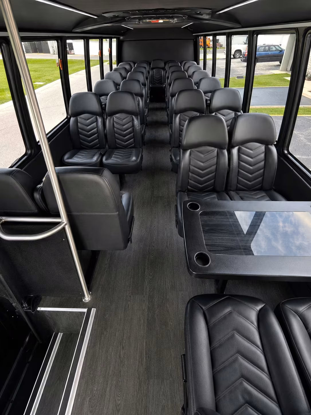 15 passenger minibus inside