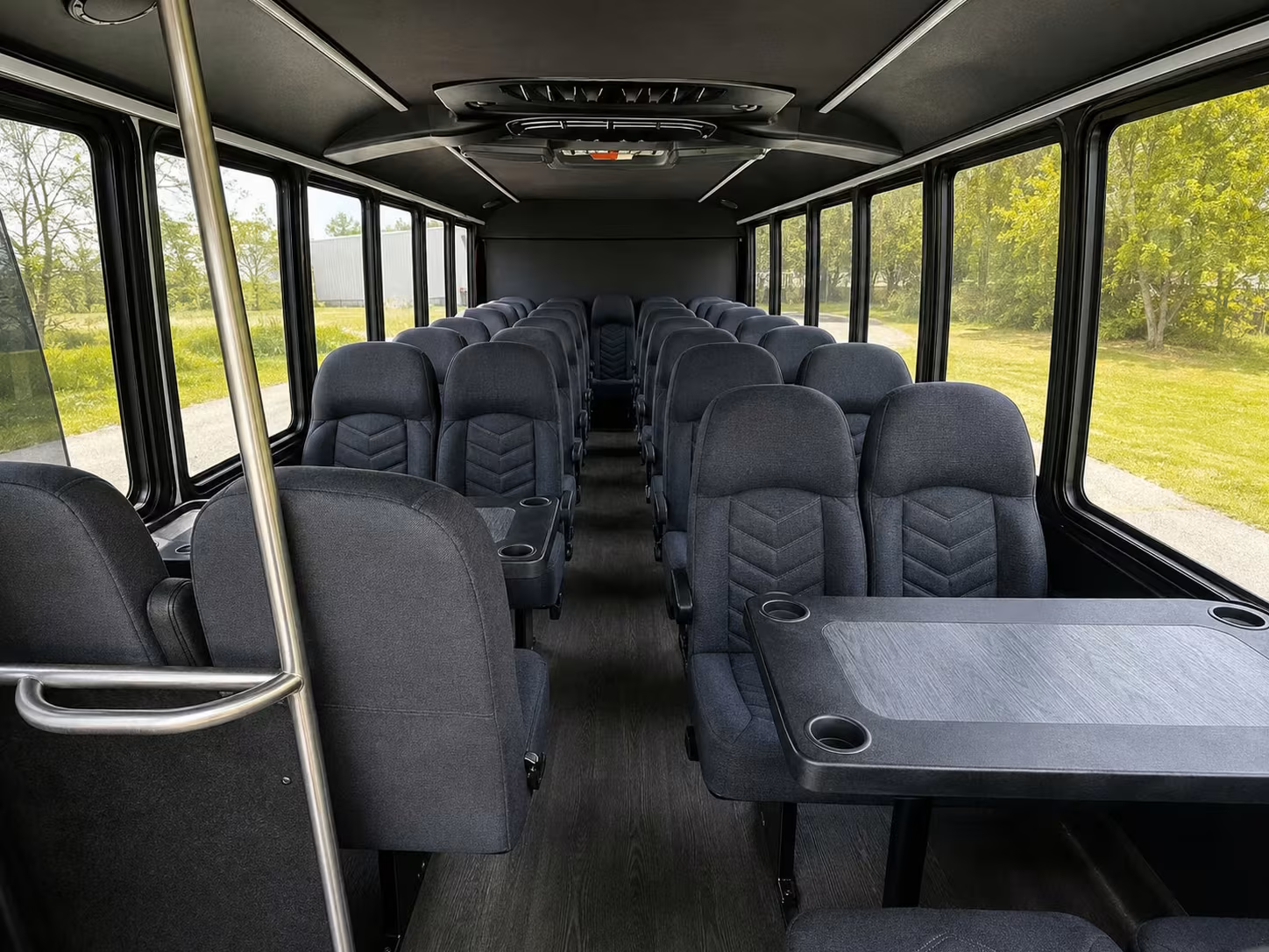 18 passenger minibus interior