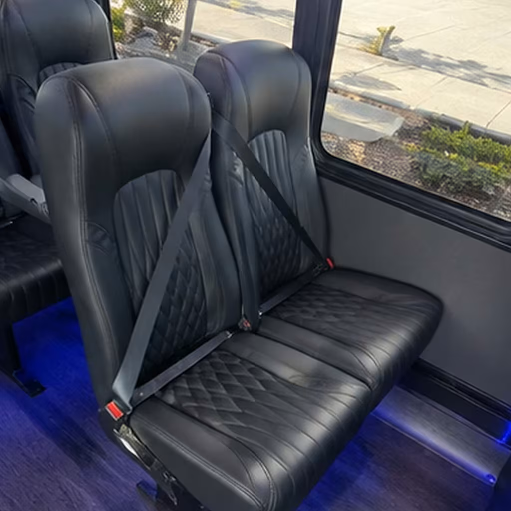 25 passenger minibus inside