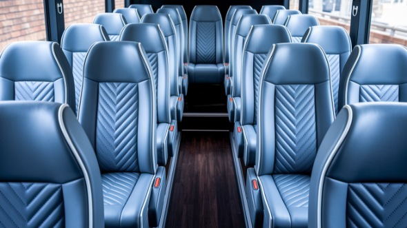 15 passenger minibus interior