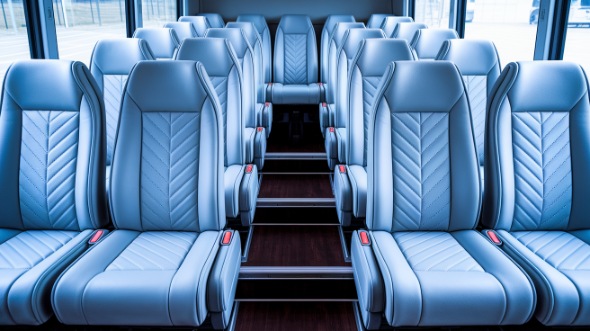 18 passenger minibus interior