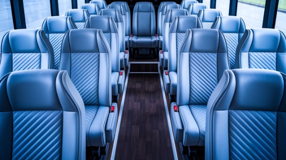 25 passenger minibus interior