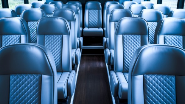 28 passenger minibus interior