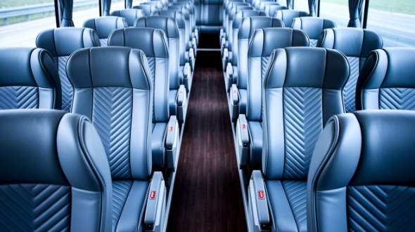 50 passenger charter bus interior