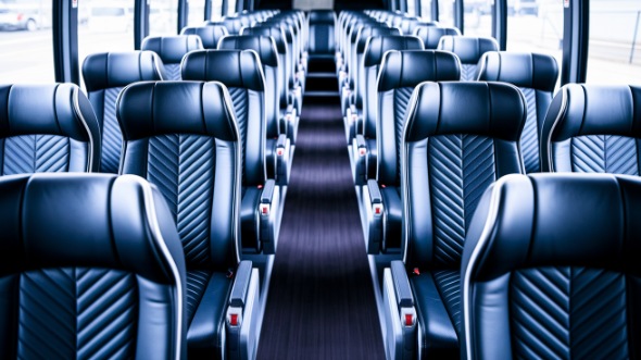 bethlehem 50 passenger charter bus inside