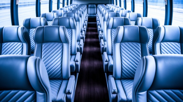 bethlehem 54 passenger charter bus interior