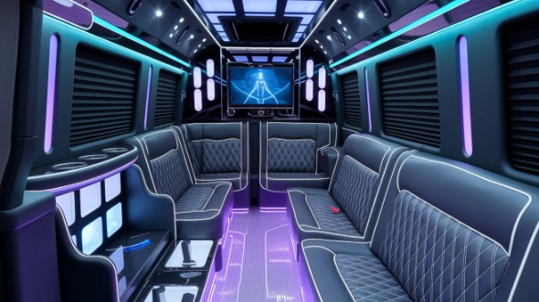 bethlehem party bus rental inside