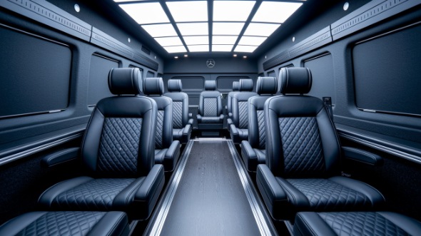 sprinter van with driver interior